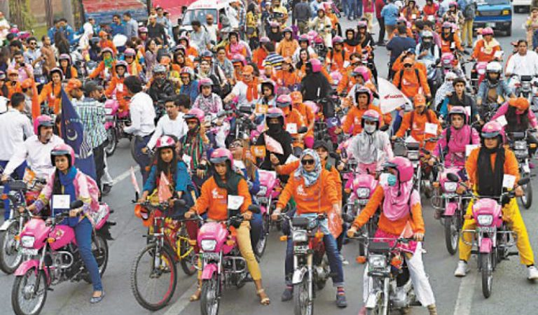 Women bikers and empowerment